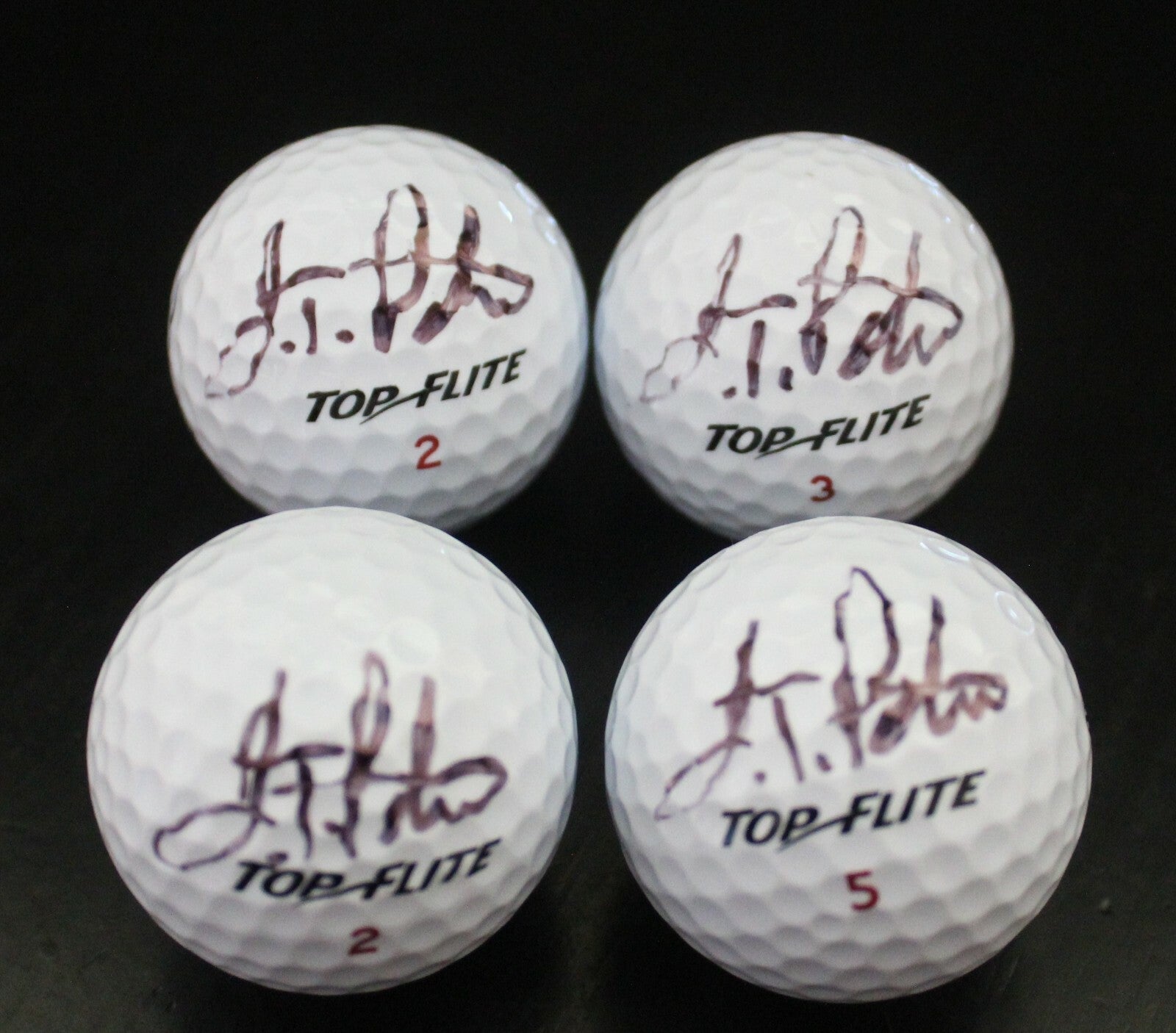 J.T. Poston Signed Brand New Top Flite Golf Ball w/COA PGA Tour Masters