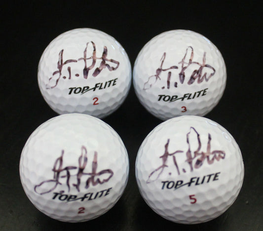 J.T. Poston Signed Brand New Top Flite Golf Ball w/COA PGA Tour Masters