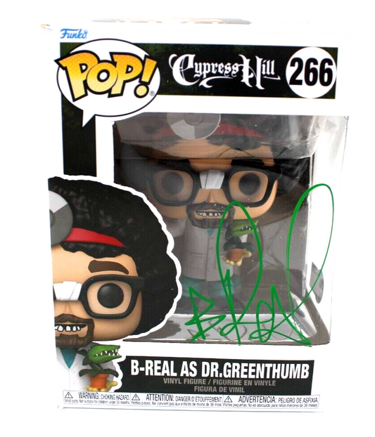 B-Real AS Dr. Greenthumb Cypress Hill Signed Funko Pop w/Beckett COA BH010990