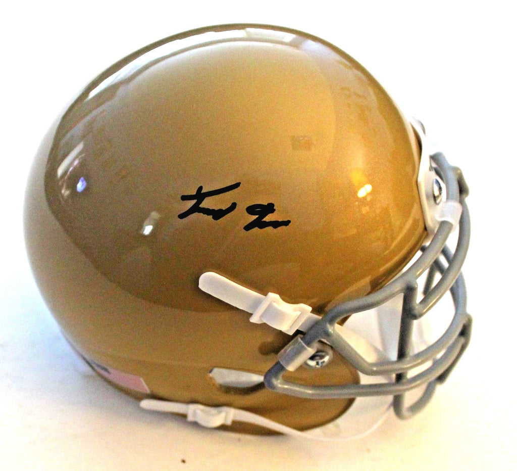 Tony Jones Signed Notre Dame Fighting Irish Mini Helmet w/Beckett COA V77952