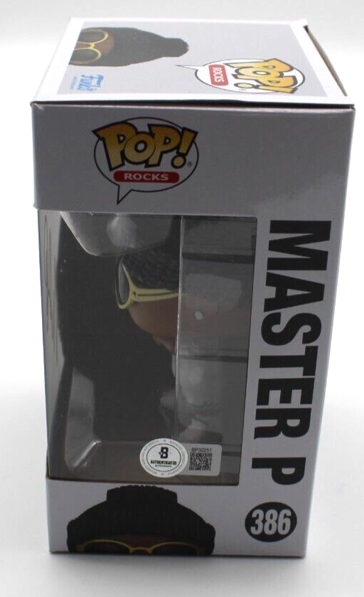Master P No Limit 386 Percy Miller Signed Funko Pop w/Beckett BP30251 Swap