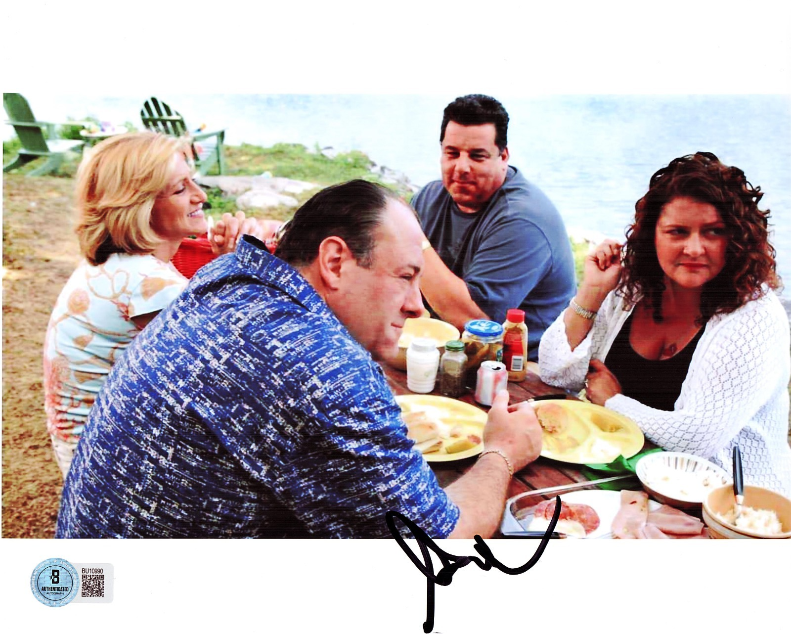 Steve Schirripa Signed Sopranos Bobby Baccala 8x10 Photo w/Beckett COA BU10990
