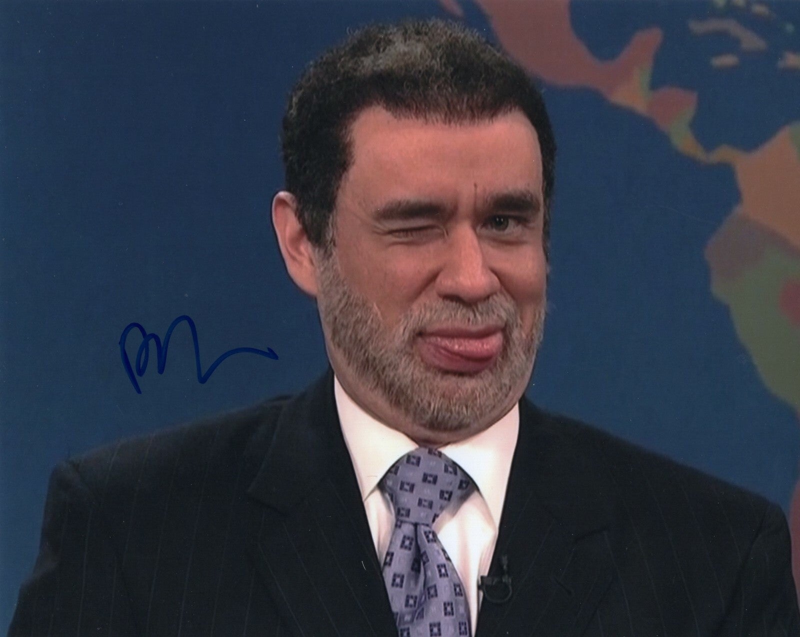 Fred Armisen Signed Saturday Night Live TV Show 8x10 Photo w/COA Comedian #1