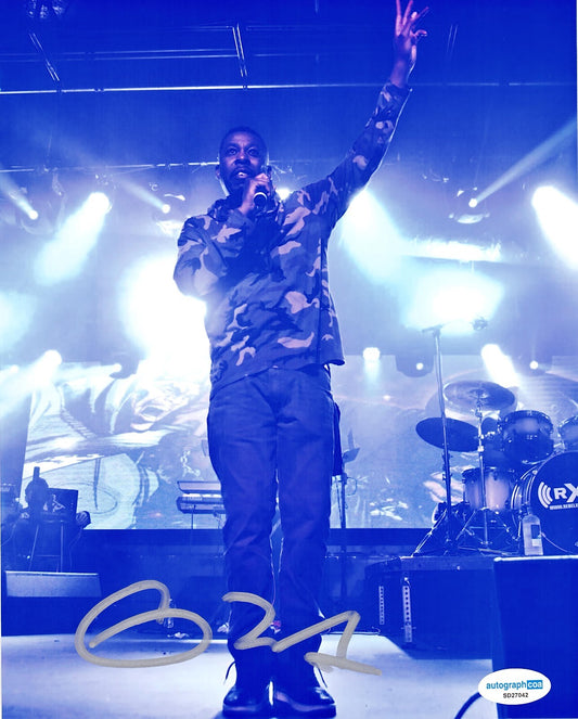GZA The Genius Signed 8x10 Photo Wu-Tang Clan Hip Hop Rap w/ACOA SD27042