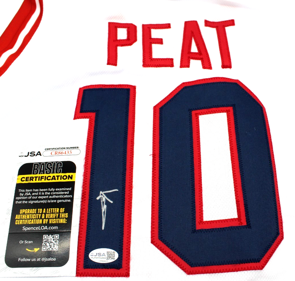 Koa Peat Signed Custom Arizona Wildcats Basketball Jersey w/JSA COA CR86435