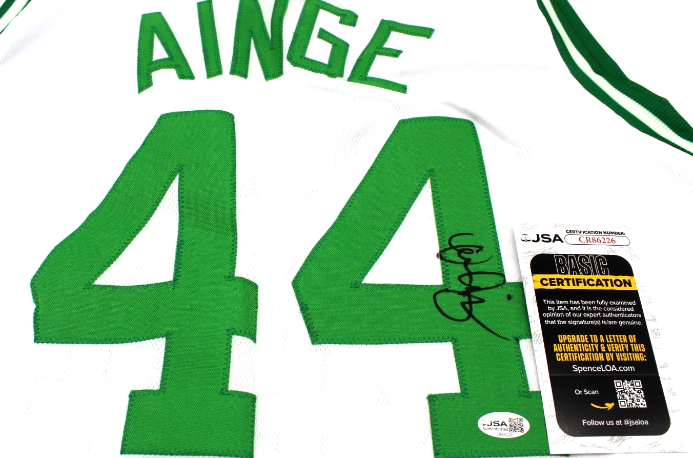 Danny Ainge Signed Boston Celtics Custom Basketball Jersey w/JSA COA CR86226