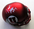 Jack Tuttle Signed Utah Utes Mini Football Helmet w/COA Red Proof C