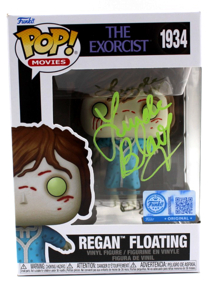 Linda Blair Signed Exorcist Regan Floating 1934 Funko Pop w/JSA COA CH52675