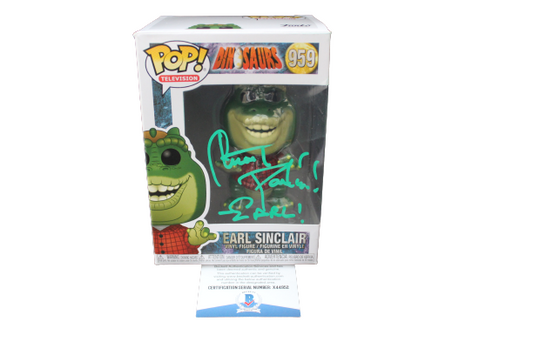 Stuart Pankin Dinosaurs Earl Sinclair Signed #959 Funko Pop w/Beckett COA X44952