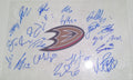 2014 Anaheim Ducks Team Signed Plexiglass w/COA Approximate Size 14x18 2015