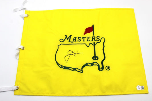 Jack Nicklaus Signed Masters Golf Flag 63,65,66,72,75, 1986 w/BAS LOA AE38955