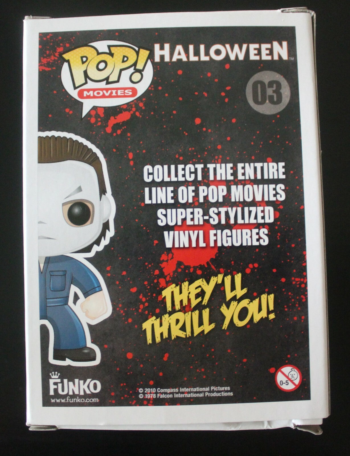 Jack Verbois Halloween Signed Michael Meyers #03 Funko Pop w/Beckett COA V76561
