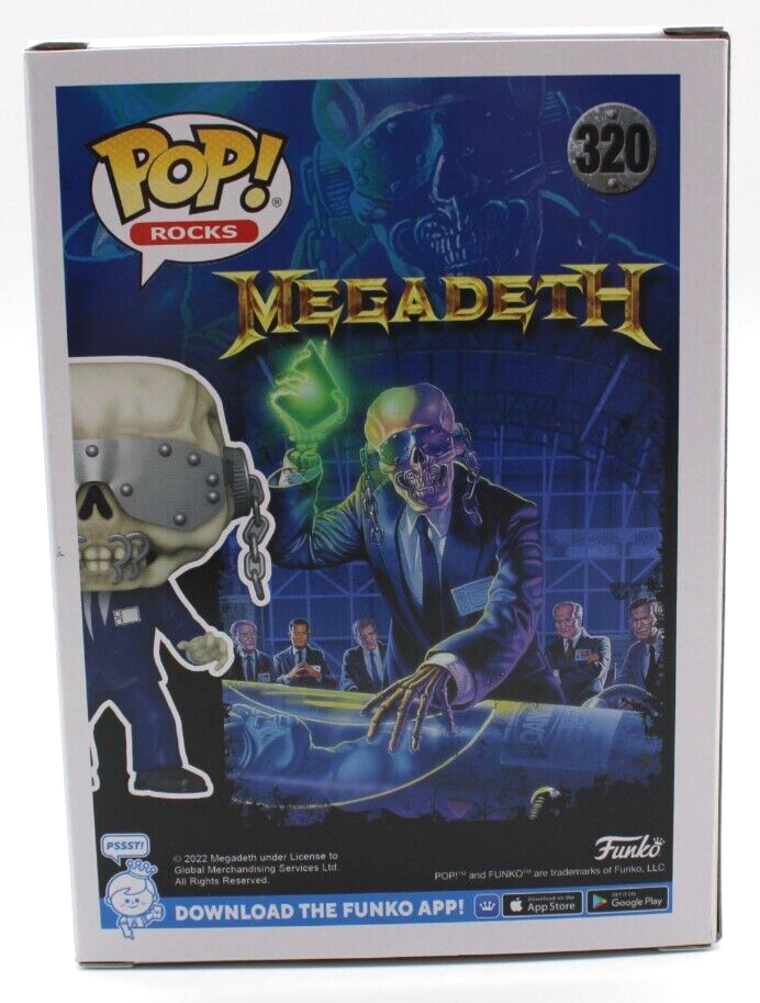 Dirk Verbeuren & James Lomenzo Megadeth Signed Funko Pop w/Beckett COA BP09632