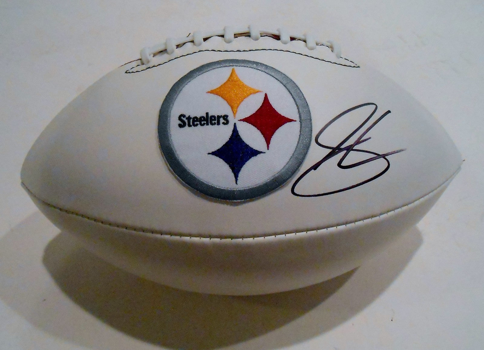 Sammie Coates Signed Pittsburgh Steelers Logo Football w/COA 2015 NFL Draft