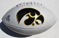 Toren Young Signed Iowa Hawkeyes Logo Football w/COA C