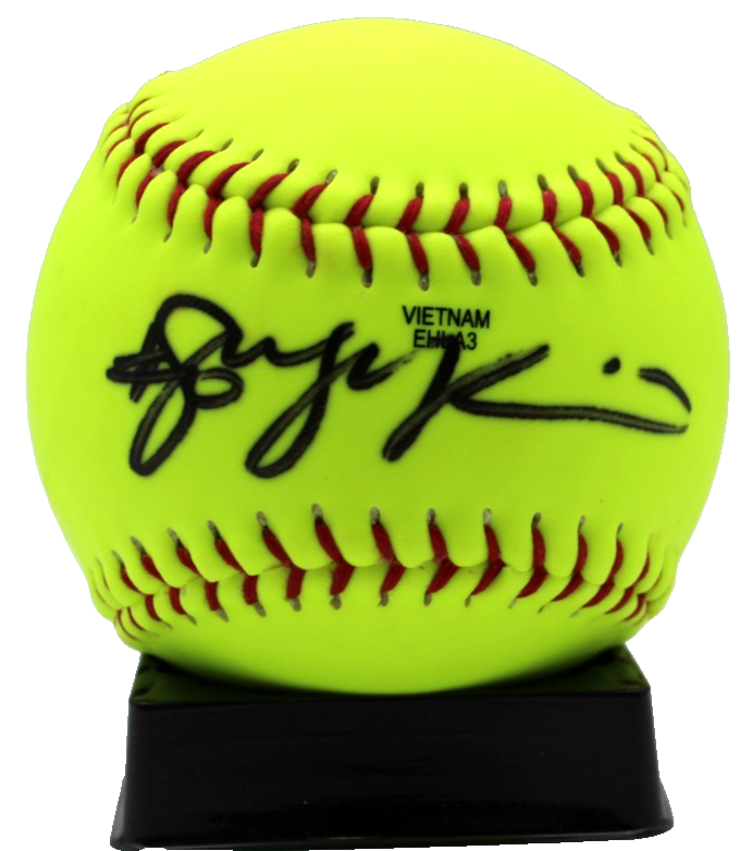 Megan Faraimo Signed Talons UCLA AUSL USA Softball w/Beckett BAS COA BU41310