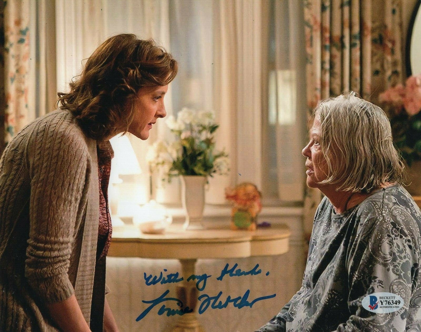 Louise Fletcher Peg Gallagher Shameless Signed 8x10 Photo w/Beckett COA Y76349