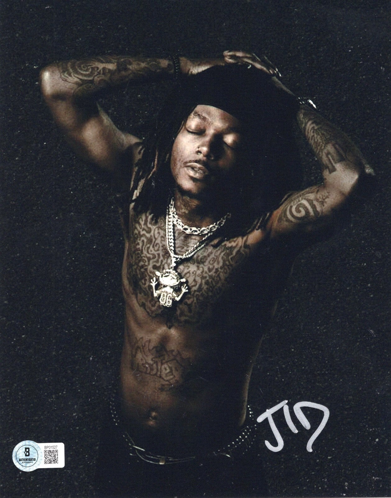 JID J.I.D. Dreamville Rap & Hip Hop Signed 8x10 Photo w/Beckett COA BP01527