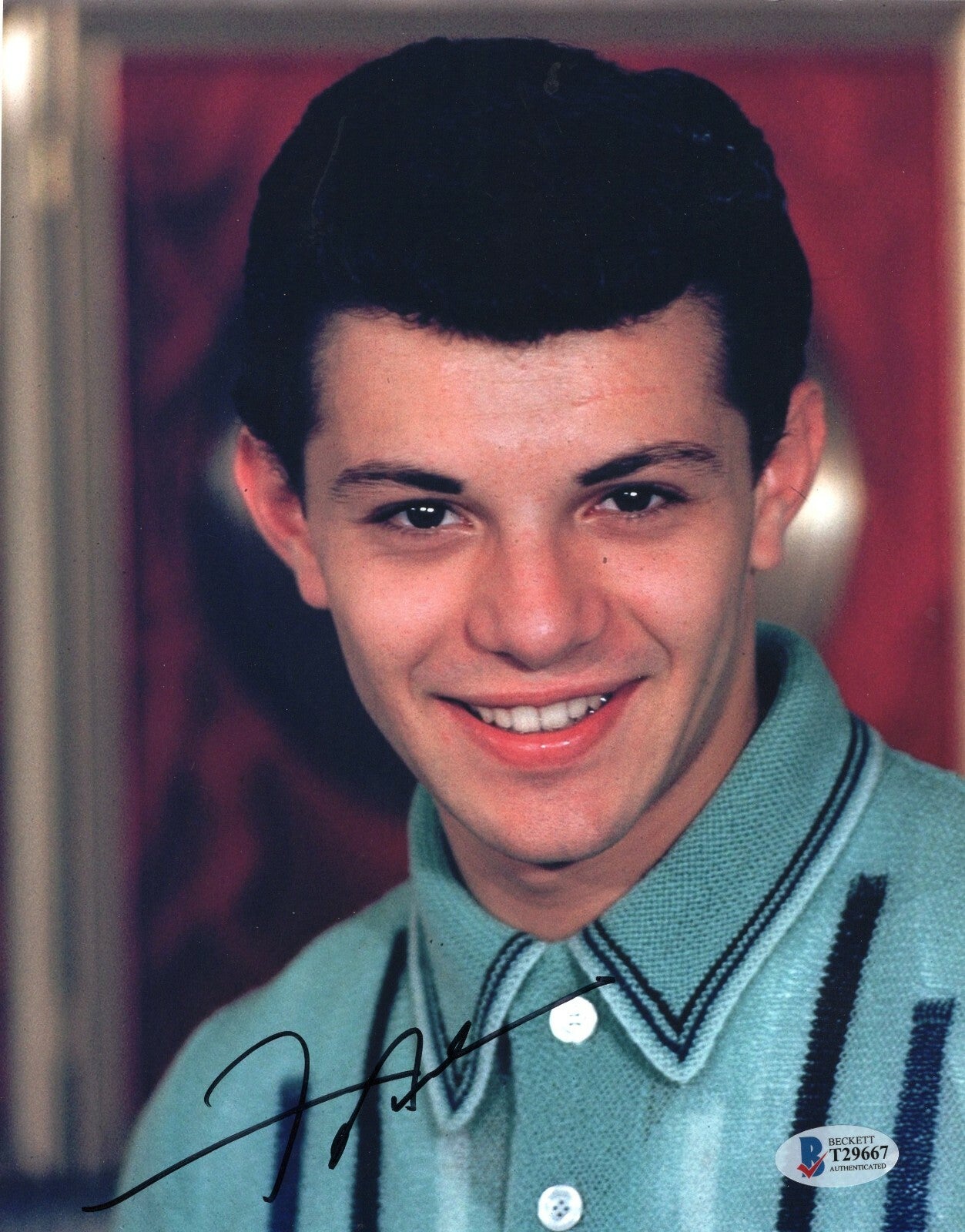 Frankie Avalon Signed 8x10 Photo w/Beckett COA T29667 Rock n Roll