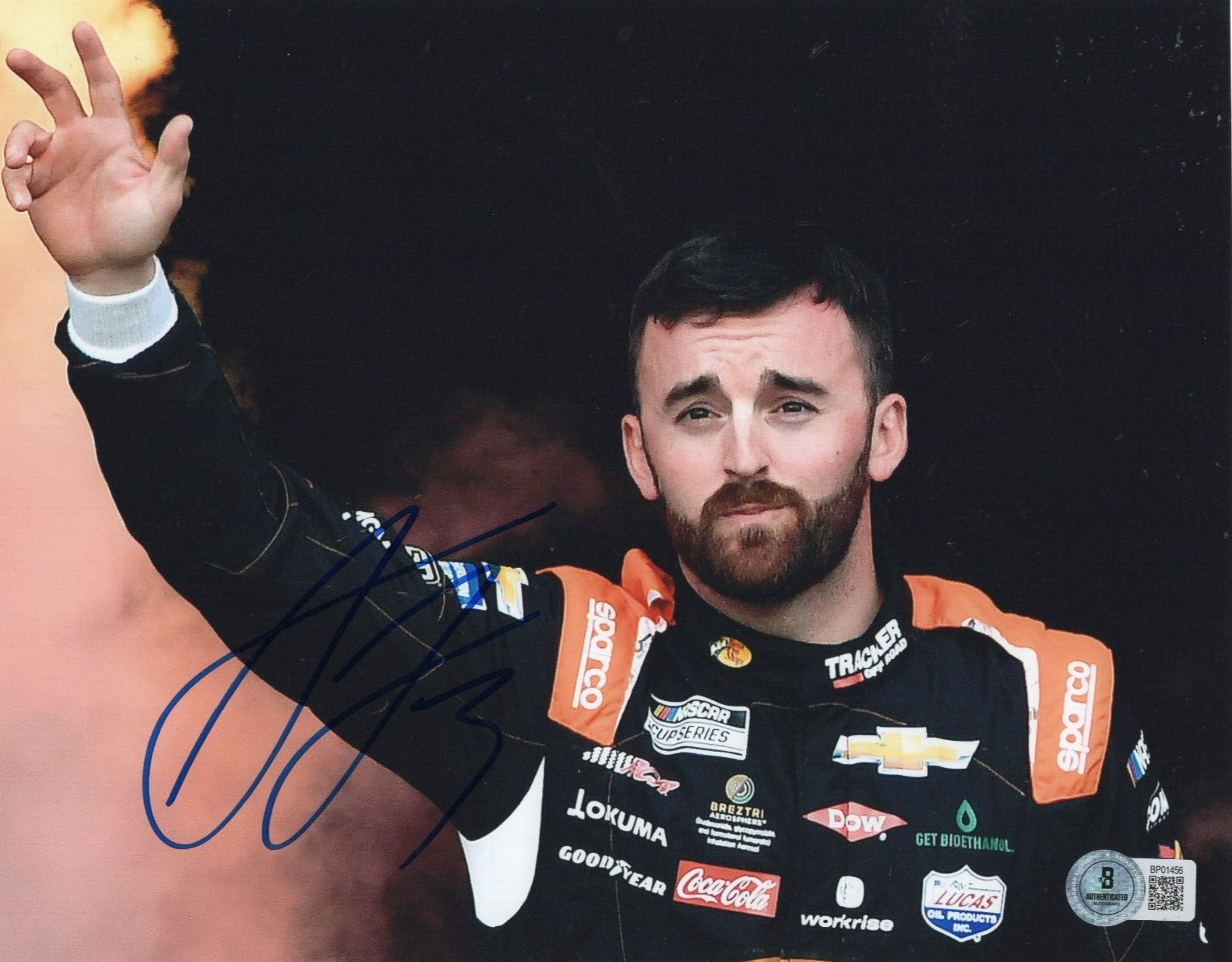 Alex Bowman Nascar Racing Driver Signed 8x10 Photo w/Beckett COA BP01456