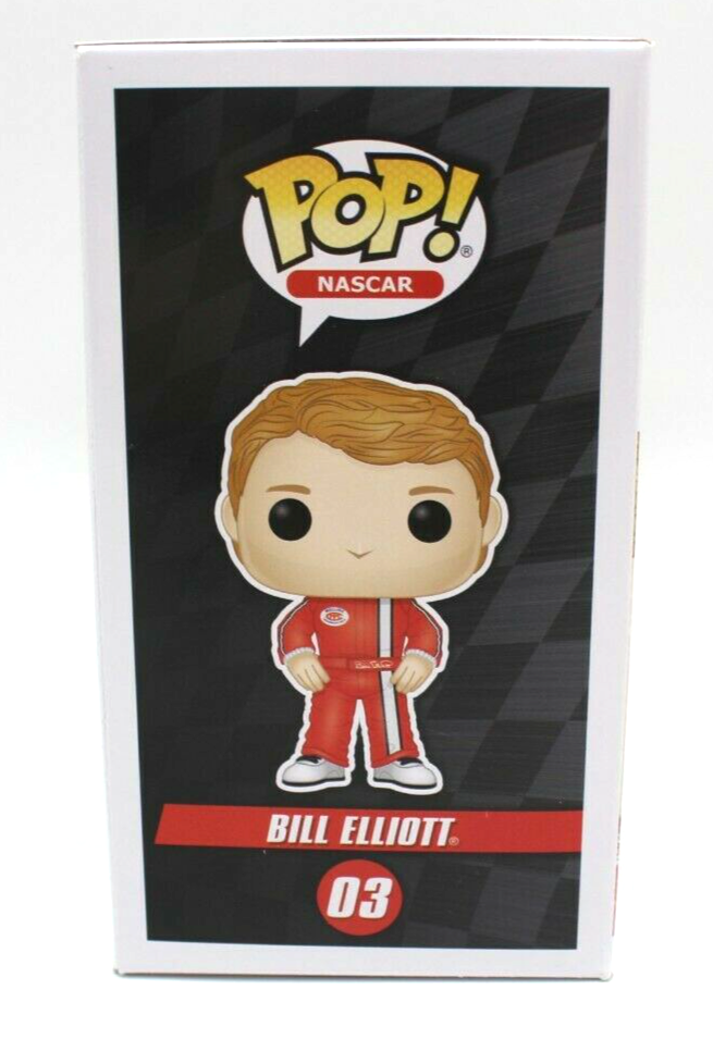 Bill Elliott Signed Nascar Racing #03 Funko Pop w/Beckett COA BD65621
