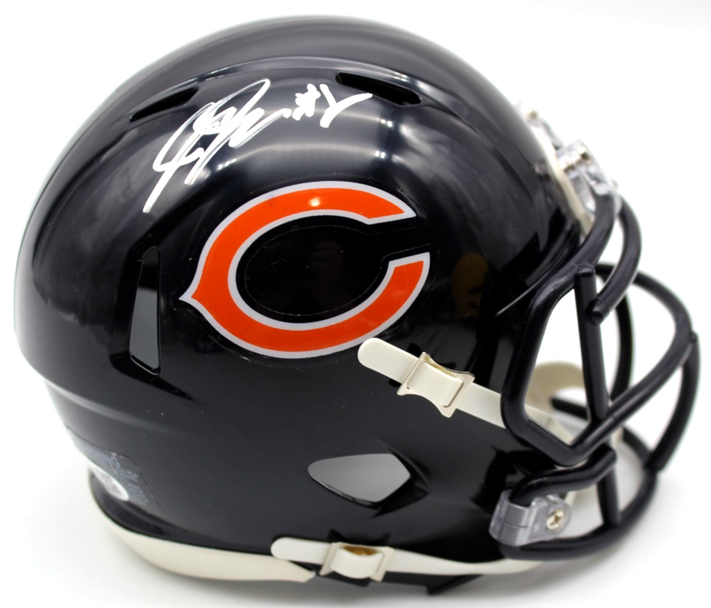 Jaylon Johnson Chicago Bears Signed Mini Football Helmet w/JSA COA CL20624