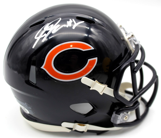 Jaylon Johnson Chicago Bears Signed Mini Football Helmet w/JSA COA CL20624
