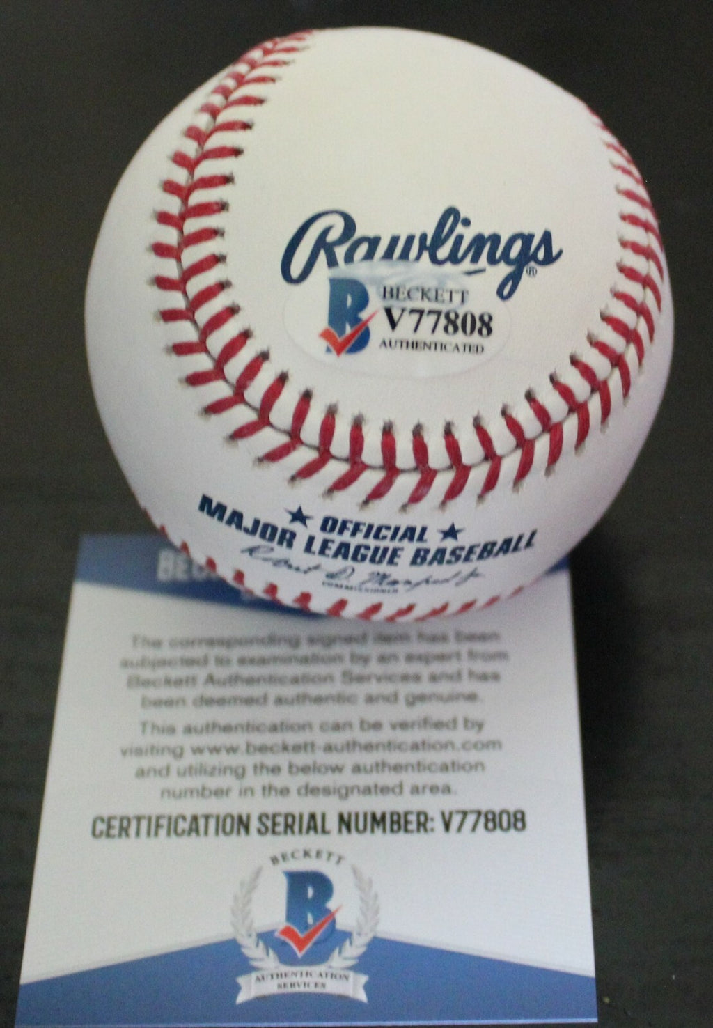 Austin Allen San Diego Padres Signed Major League Baseball W/Beckett COA V77808