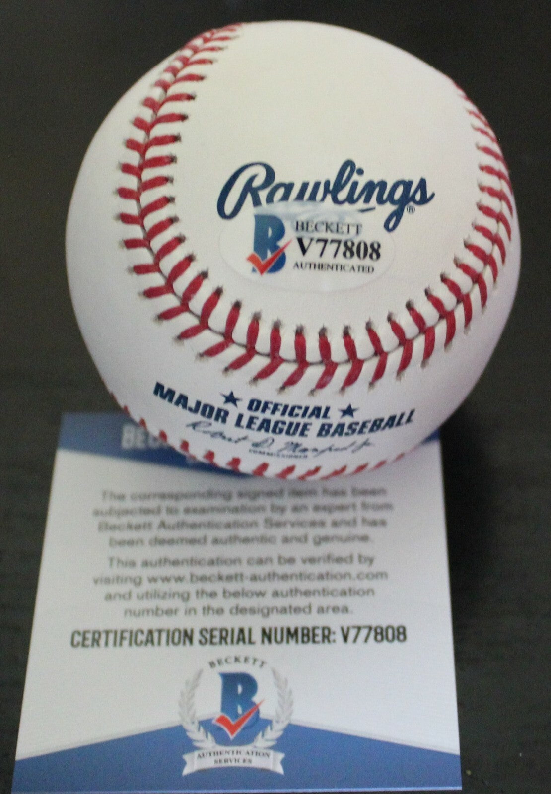 Austin Allen San Diego Padres Signed Major League Baseball W/Beckett COA V77808