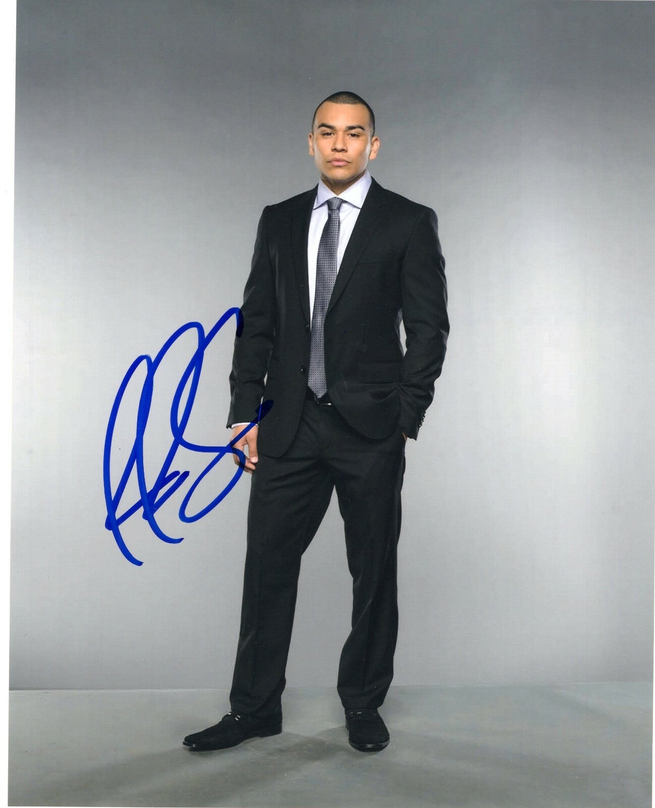 J. J. Soria Signed 8x10 Photo w/COA Dexter The Shield SOA CSI Miami