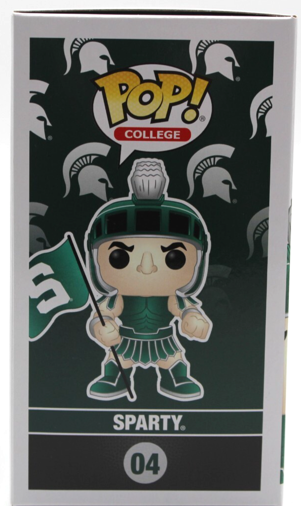 Tom Izzo Michigan State Sparty Signed Funko Pop 04 w/Beckett BAS COA BR32949