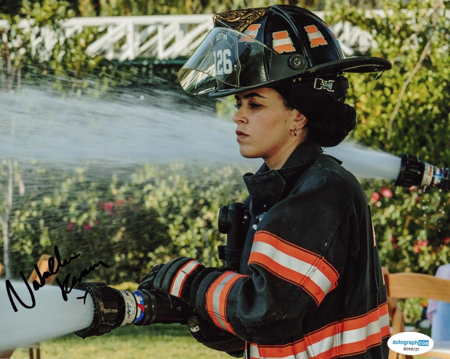 Natacha Karam 9-1-1-: Lone Star Signed 8x10 Photo w/Autograph COA ACOA SD59727