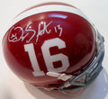 Ardarius Stewart Signed Alabama Crimson Tide Mini Helmet w/COA Roll Tide C