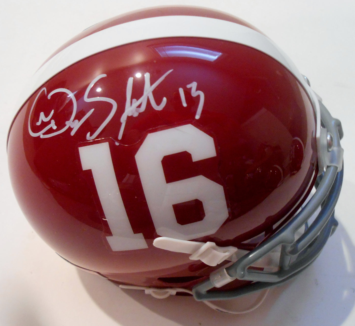 Ardarius Stewart Signed Alabama Crimson Tide Mini Helmet w/COA Roll Tide C