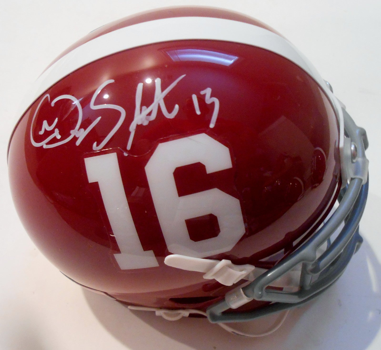 Ardarius Stewart Signed Alabama Crimson Tide Mini Helmet w/COA Roll Tide C