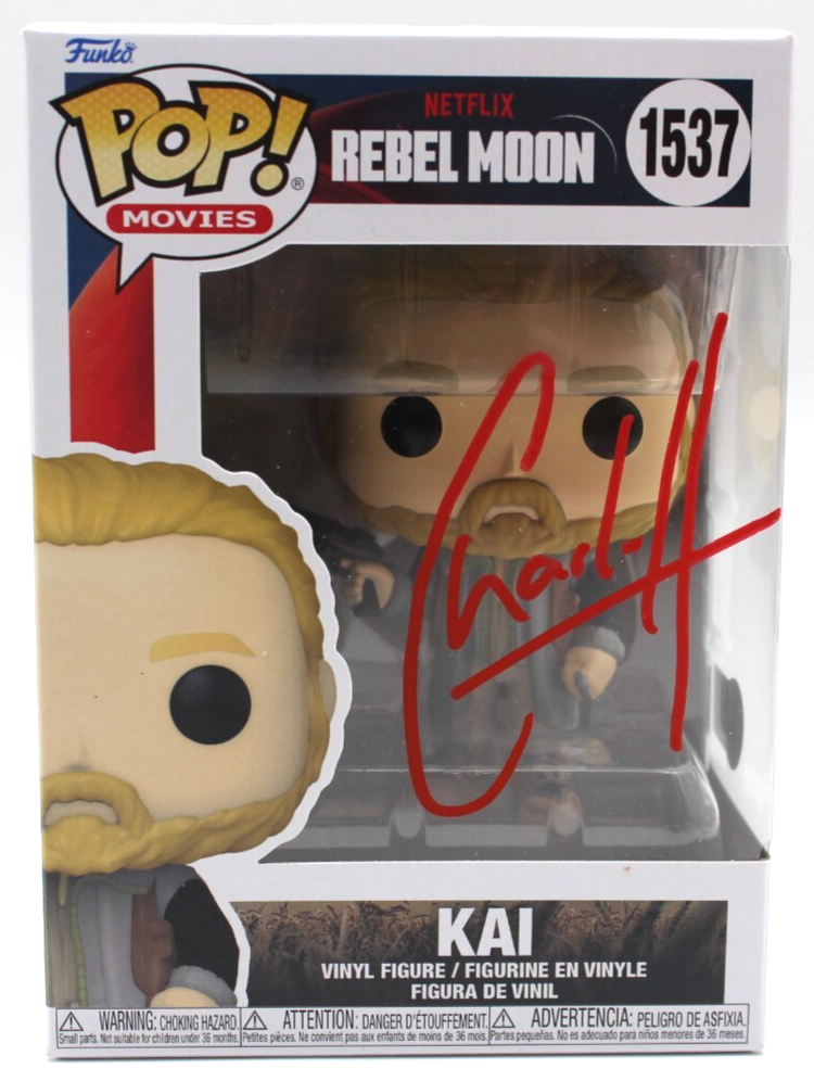 Charlie Hunnam Signed Netflix Rebel Moon Kai Funko Pop w/Beckett COA BR25982