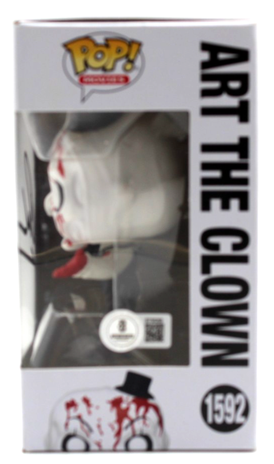 Damien Leone Signed Art The Clown Terrifier Funko Pop 1592 w/Beckett COA BT56268