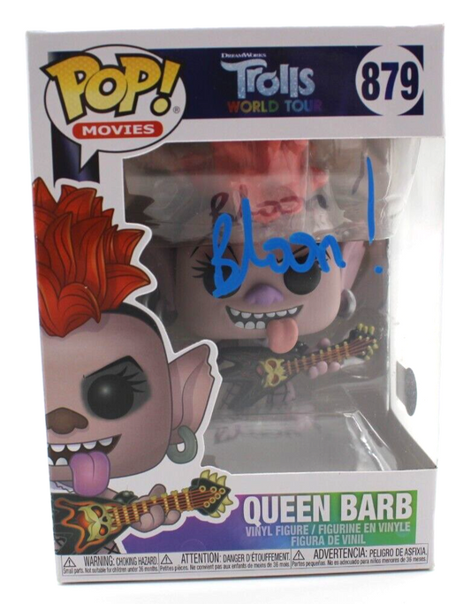 Rachel Bloom Trolls World Tour Queen Barb Signed Funko Pop w/Beckett COA BP89914