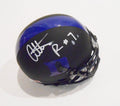 Anthony Boone Signed Duke Football Mini Helmet w/COA Blue Devils