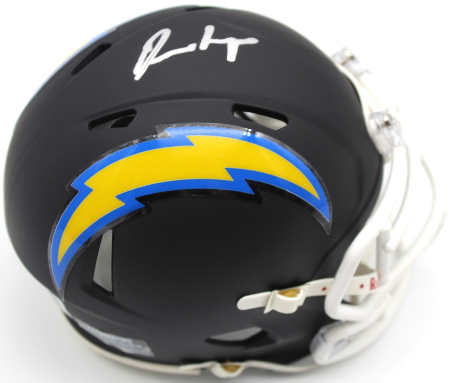 Omarion Hampton Signed Los Angeles Chargers Custom Mini Helmet w/Beckett BS22771