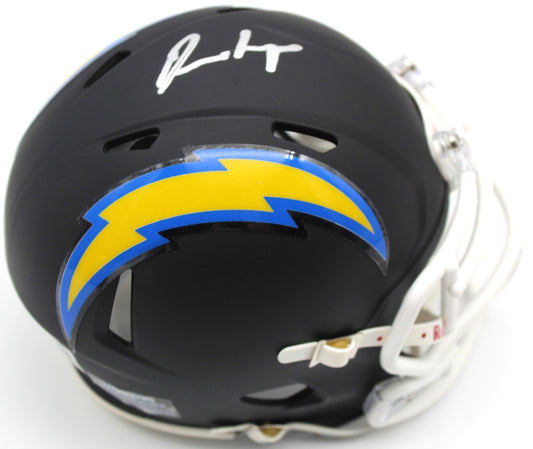 Omarion Hampton Signed Los Angeles Chargers Custom Mini Helmet w/Beckett BS22771