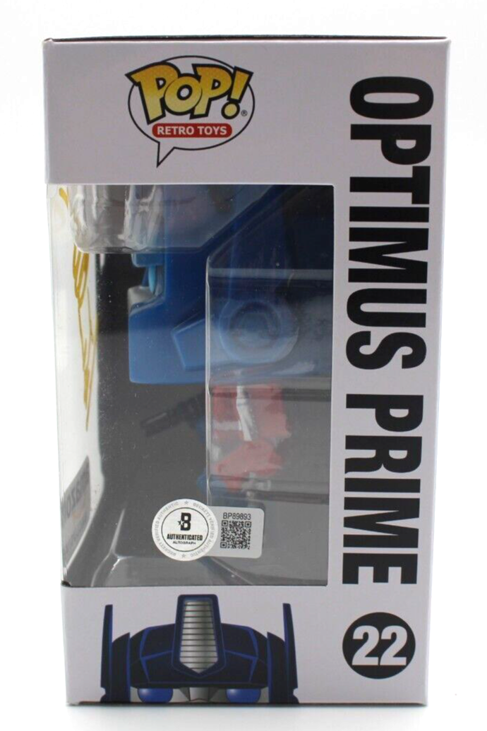 Peter Cullen Transformers Optimus Prime #22 Signed Funko w/Beckett COA BP89893