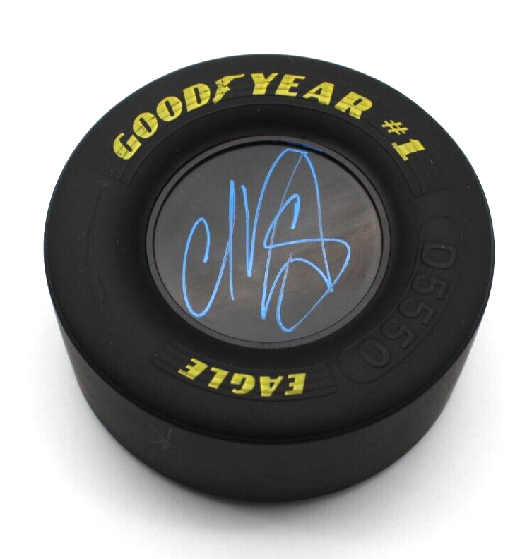 Corey LaJoie Signed NASCAR Mini Good Year Racing Tire BECKETT COA BAS BN71174