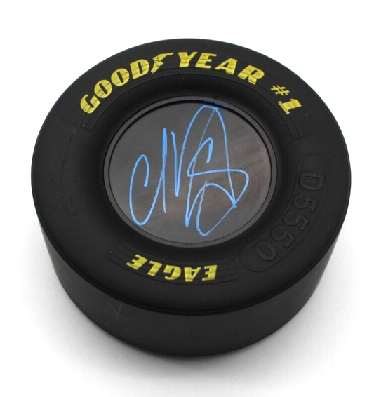 Corey LaJoie Signed NASCAR Mini Good Year Racing Tire BECKETT COA BAS BN71174