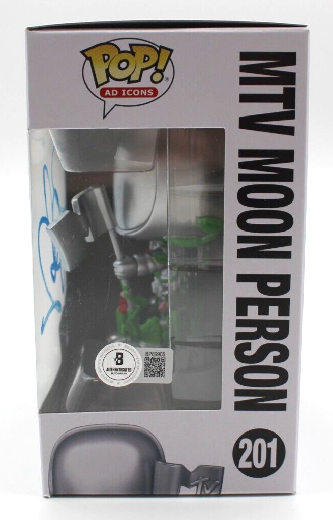 Vanilla Ice MTV Moon Person 201 Signed Funko Pop Ad Icons w/Beckett COA BP89905