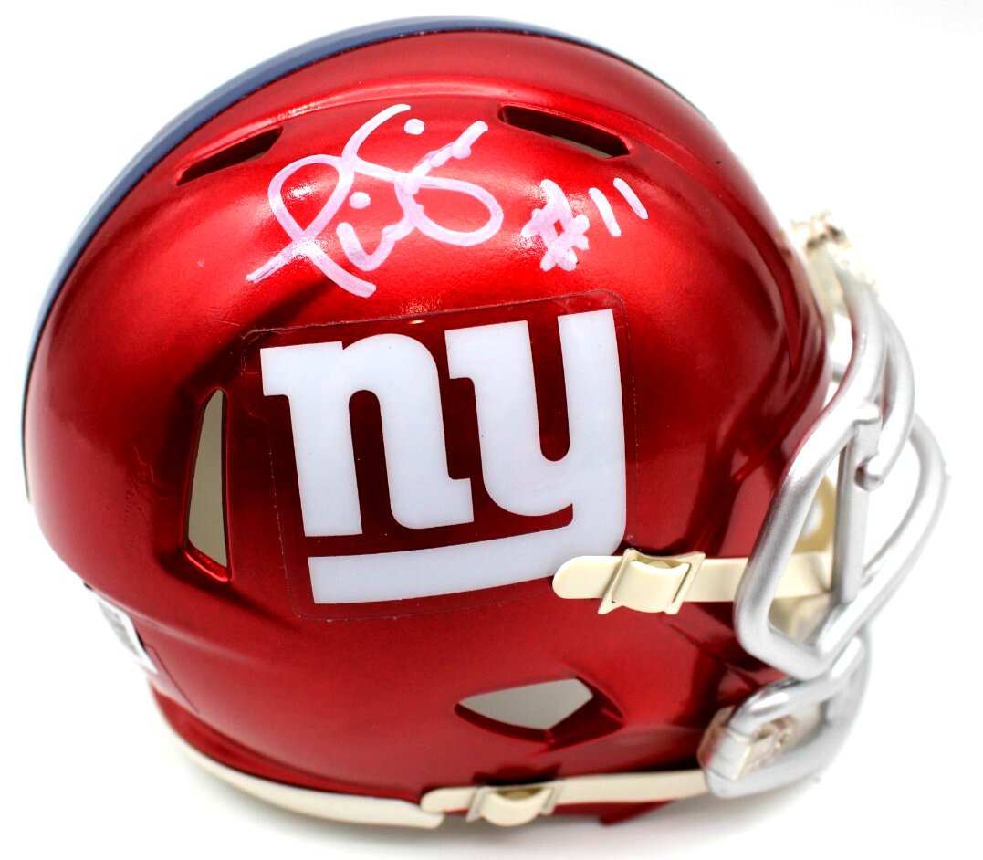 Phil Simms New York Giants Signed Mini Football Helmet w/Beckett COA BS38146