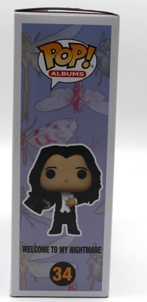 Alice Cooper Welcome To My Nightmare #34 Signed Funko Pop w/Beckett COA BR32497