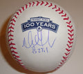 Adrian Gonzalez Signed Fenway Park Comm. 100 Years Baseball w/COA Red Sox #28