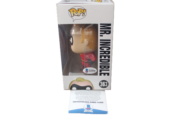 Craig T. Nelson Signed Mr. Incredible #363 Funko Pop w/Beckett COA X44956