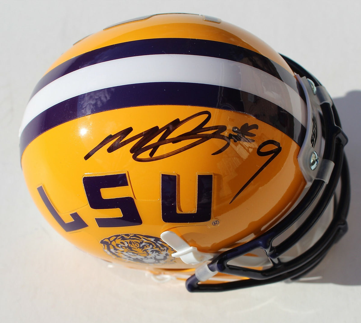 Marcel Brooks Signed LSU Tigers Mini Football Helmet W/COA #2 C